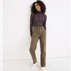 Madewell 27 Tall Perfect Vintage Straight Workwear Pants